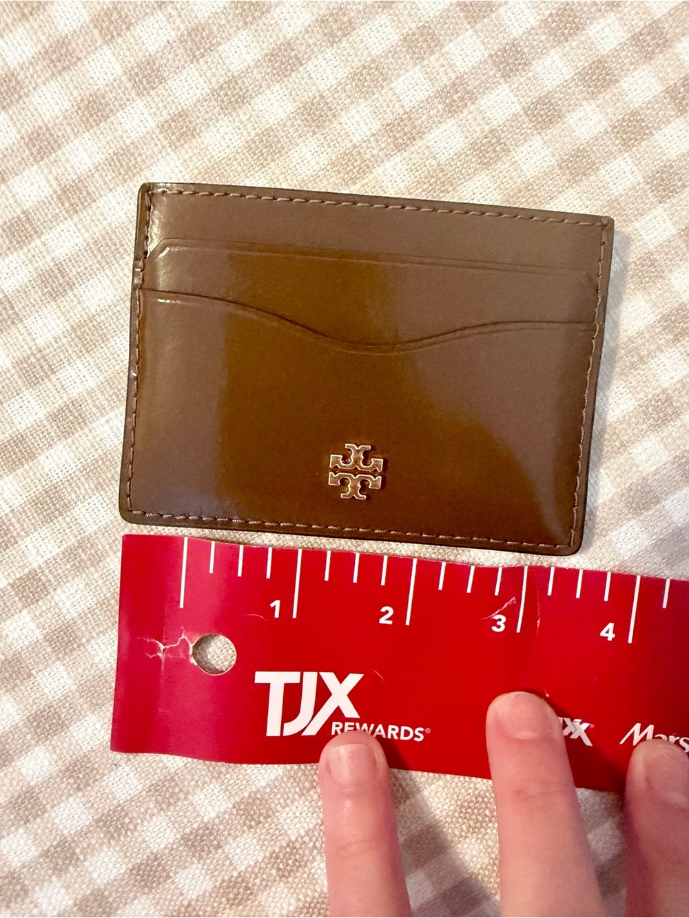 Tory Burch Emerson Slim Card Case Wallet Smooth
Leather Rich Walnut Brown - Picture 6 of 7
